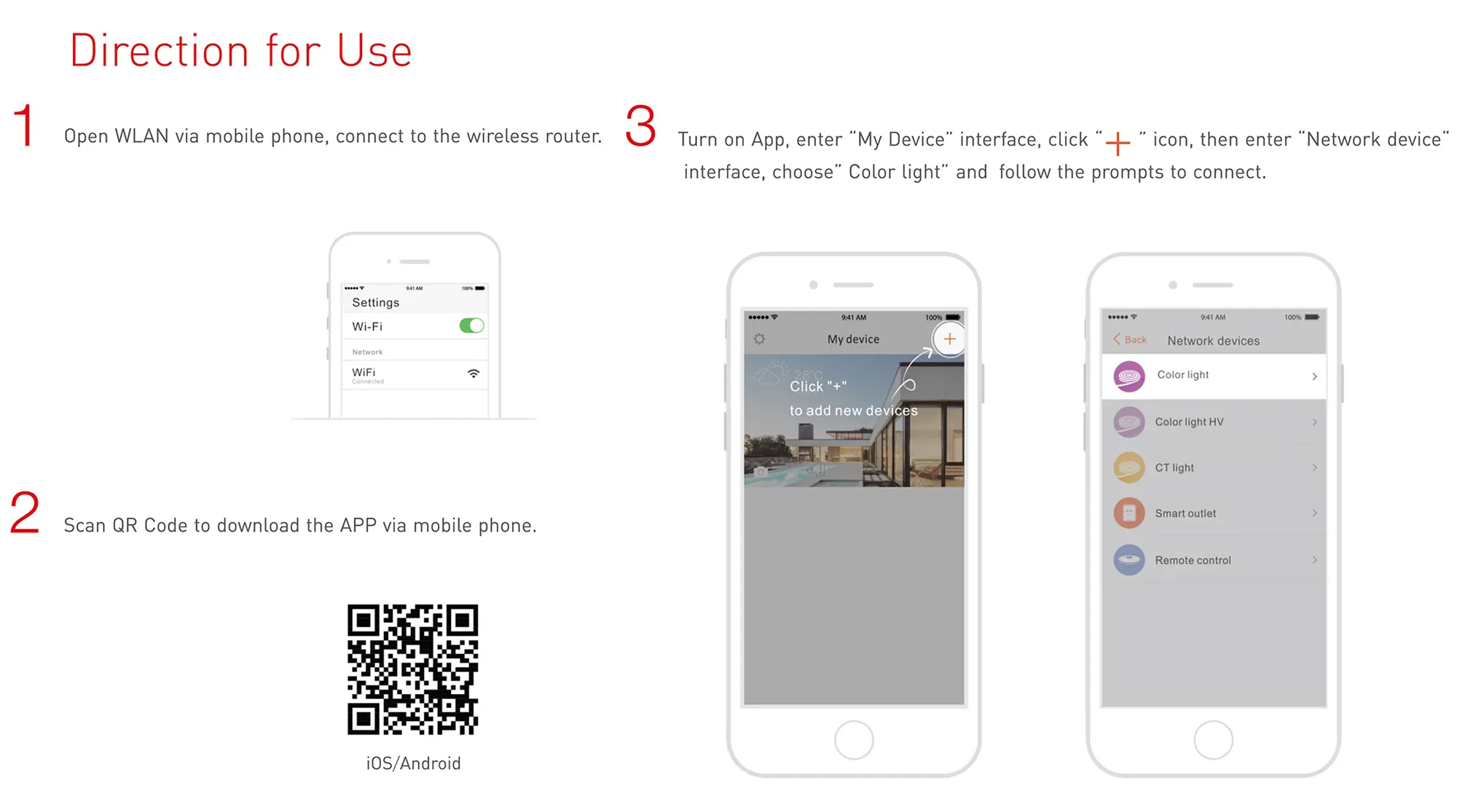 Smart Home RF 10meter RGB kit, 70W 24Vdc , Android and IOS interface, 30 m RF range, IP44. WFRGB-10M  LTECH Smart home